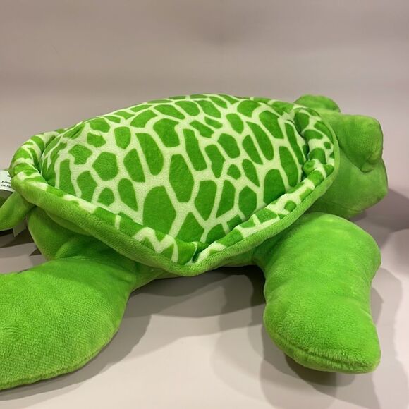 Giant Green Sea Turtle with Green Glittery Eyes Excellent Used Condition 18” - Picture 6 of 11